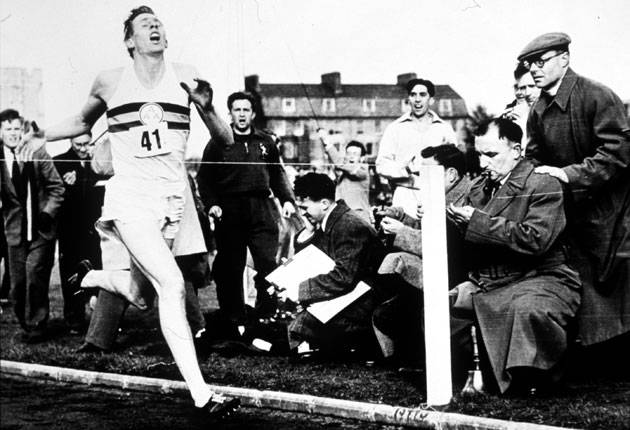 31. Roger Bannister Breaks the 4 Minute Mile (1954)